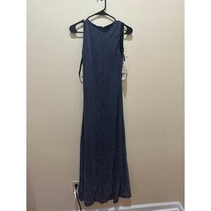 Francais by Huey Waltzer Vintage Gown Sparkly Dress Long Elegant Sz 4